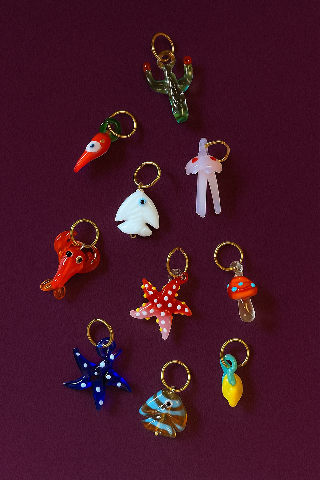 Charm Glass (X1) — for Necklace