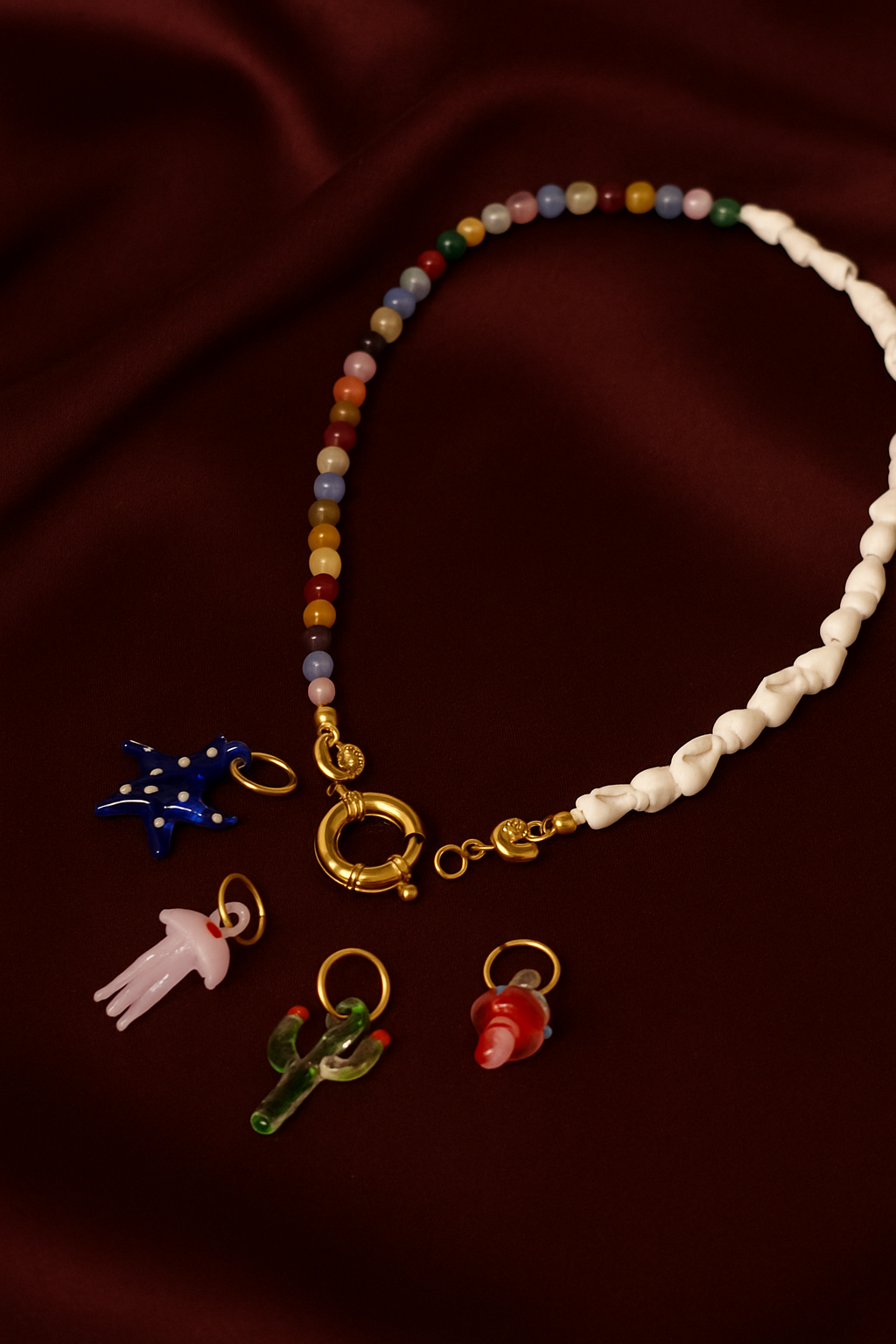 Festival Necklace + 2 Removable Charms