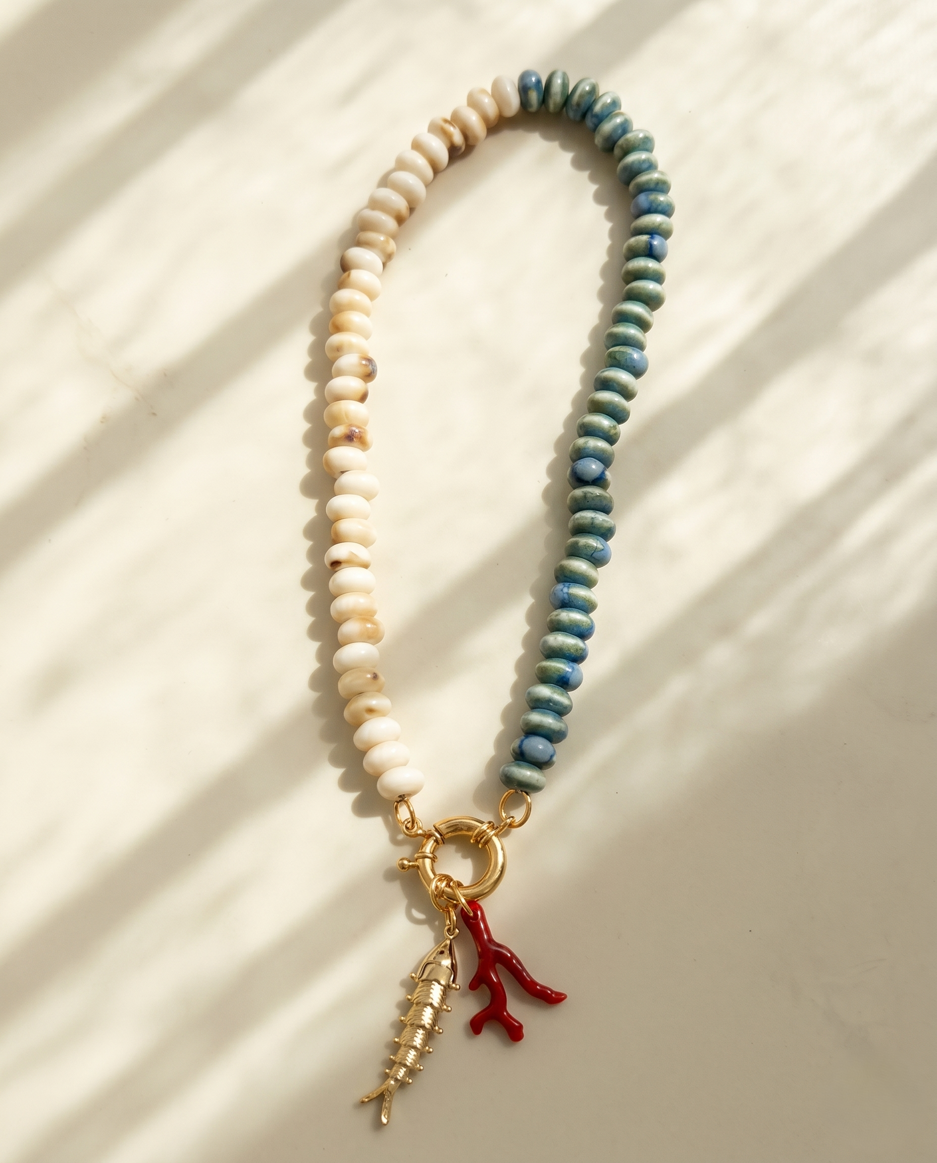 Deep Salt Necklace + 2 Removable Charms