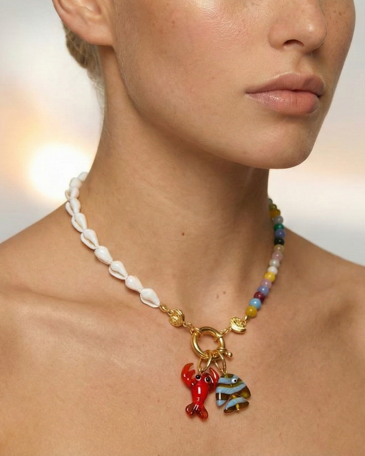 Collar Festival + 2 Charms Removibles