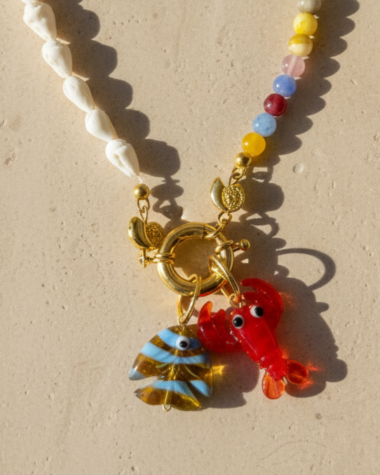 Festival Necklace + 2 Removable Charms