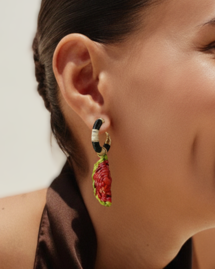 Clarte Hoops + Removable Mini Charms