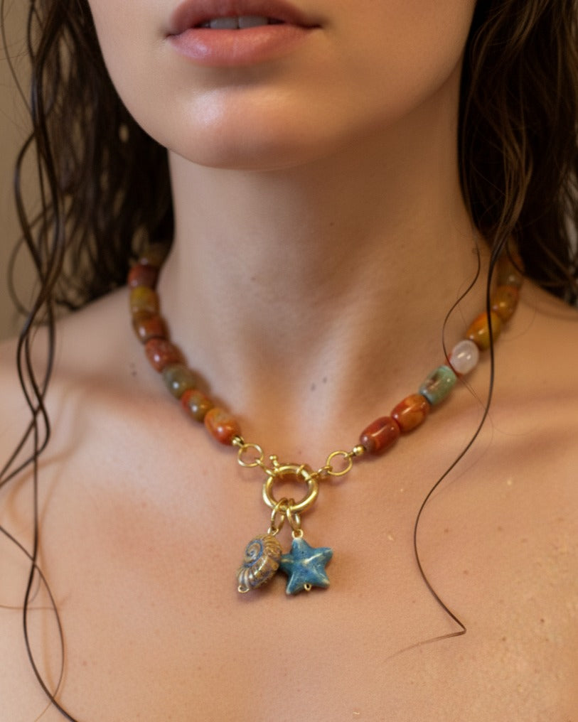 Tambo Necklace + 2 Removible Charms