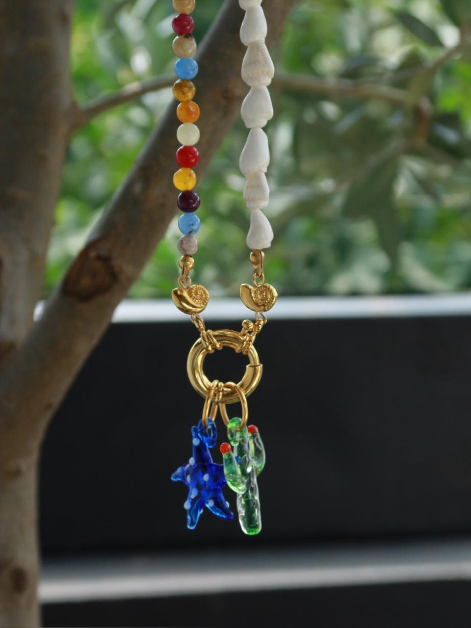 Festival Necklace + 2 Removable Charms