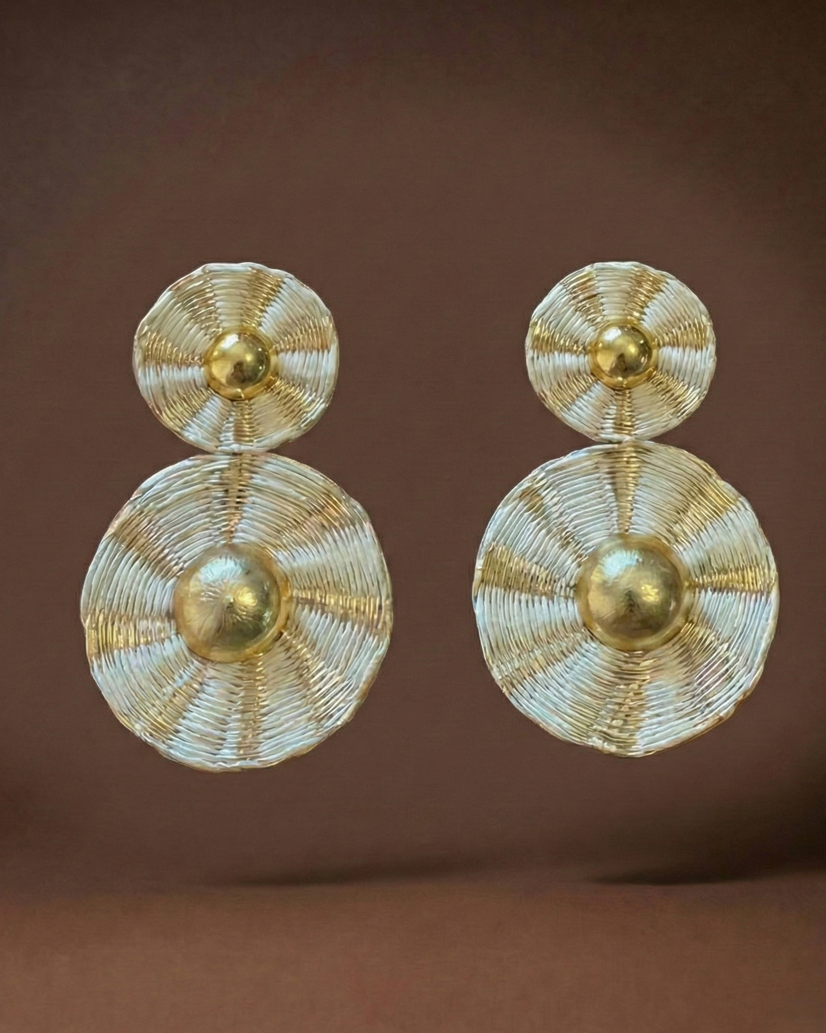 Aretes Solar Gold
