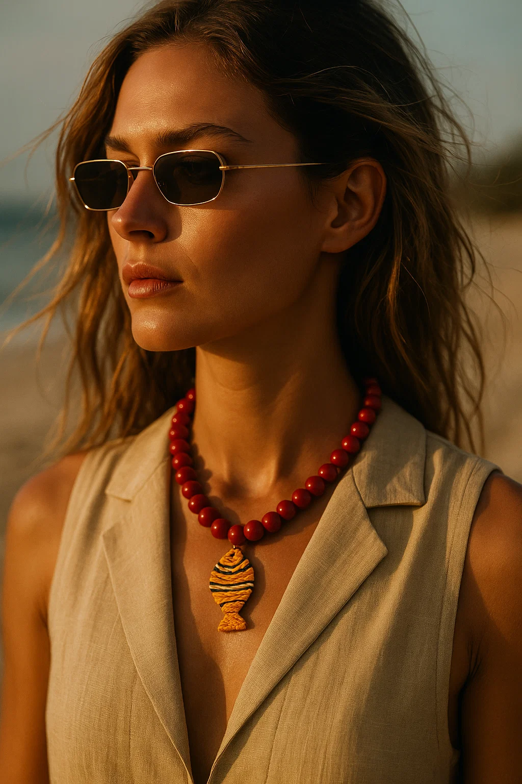 Zalva Necklace + Handmade Removable  Charm