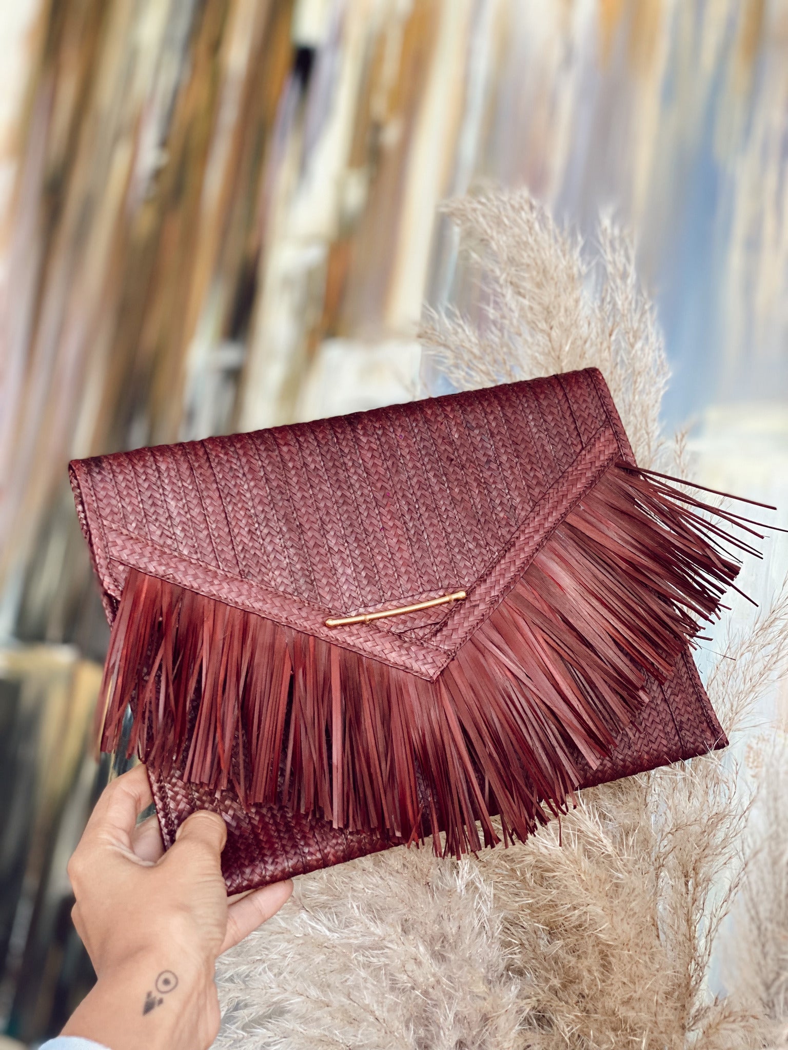Bolso de mano Salvia