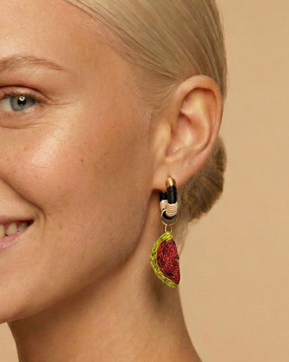 Clarte Hoops + Removable Mini Charms