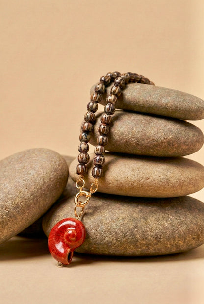 Colla Coralina + 2 Charms Removibles