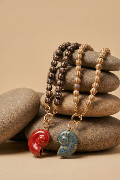 Colla Coralina + 2 Charms Removibles