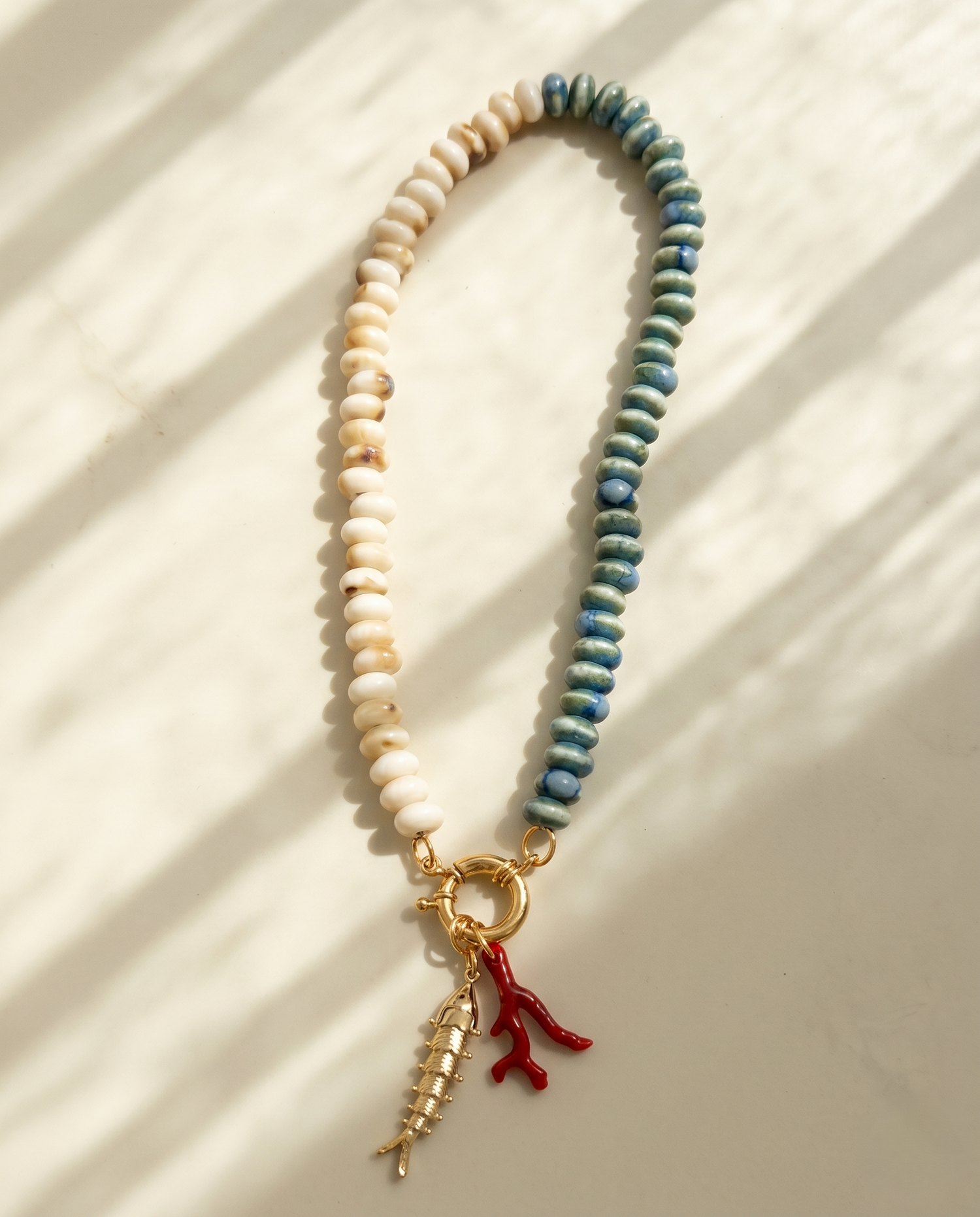 Deep Salt Necklace + 2 Removable Charms