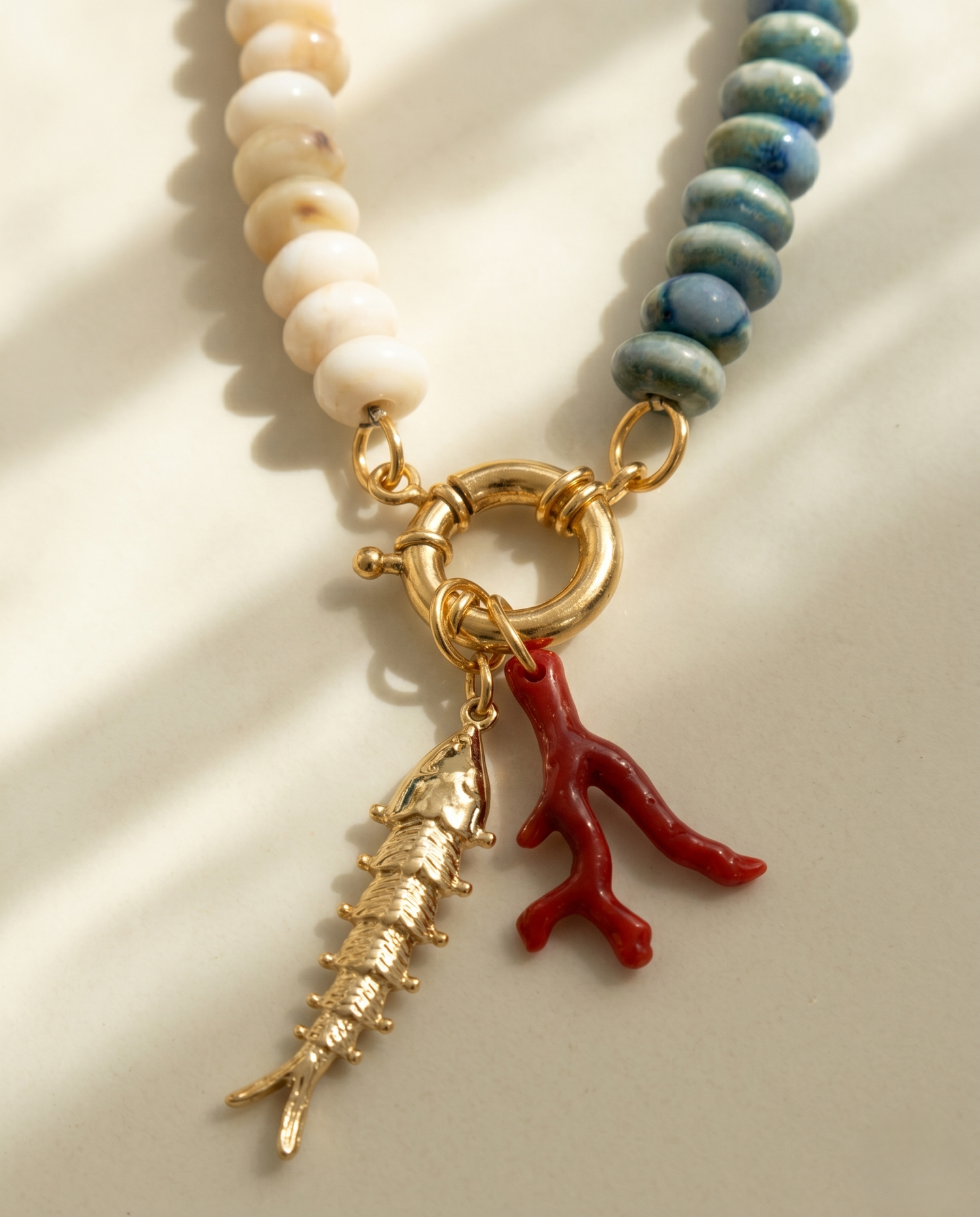 Deep Salt Necklace + 2 Removable Charms