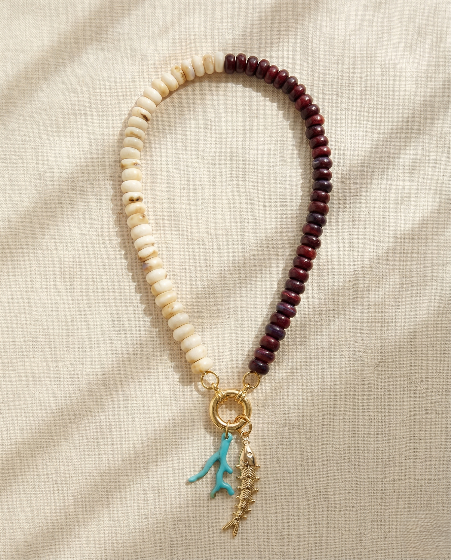 Deep Salt Necklace + 2 Removable Charms