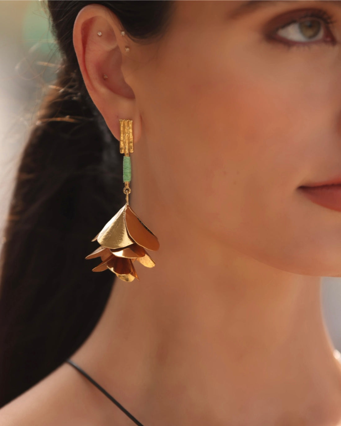 Cala Gold Earrings