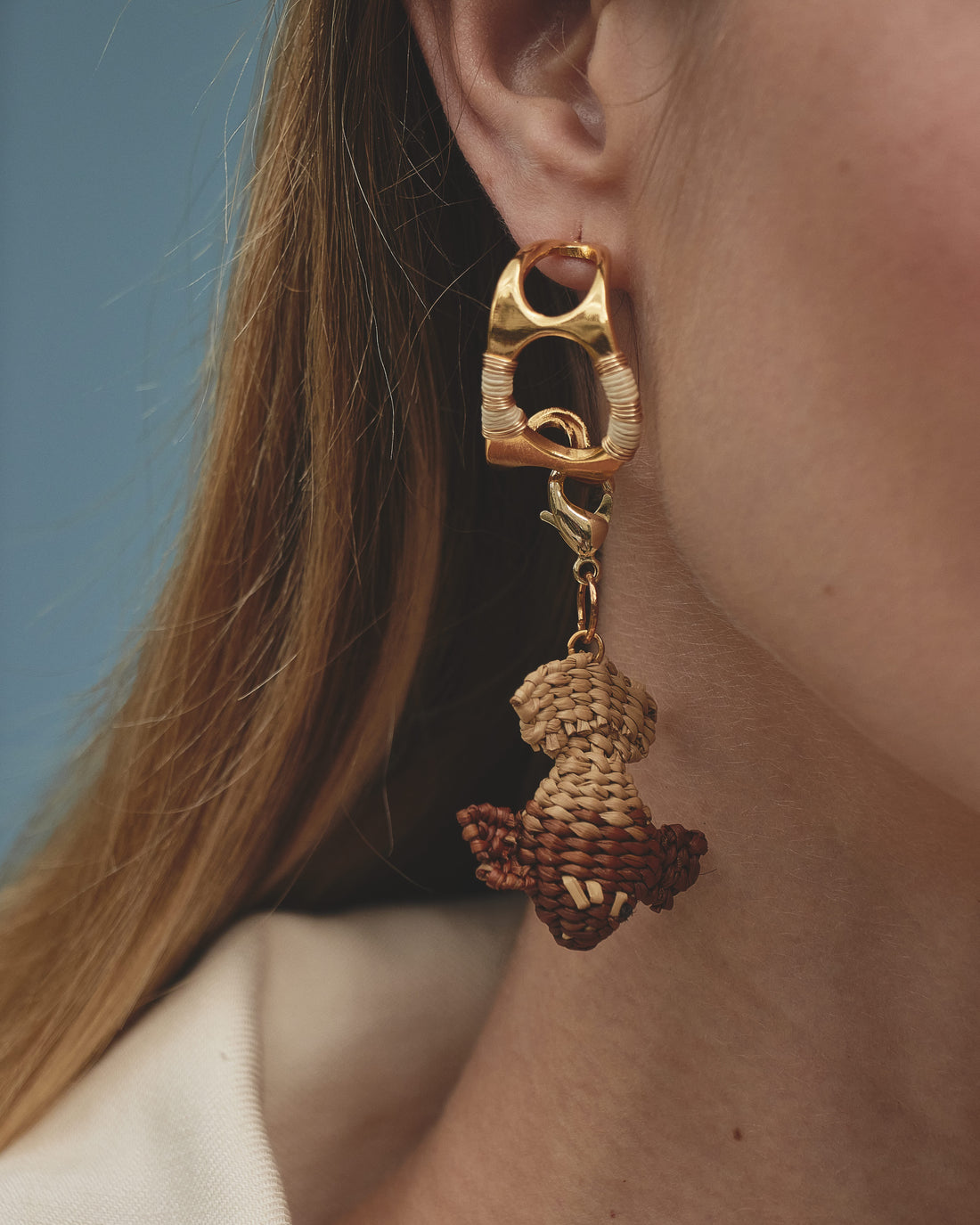 Marea Earrings + Charm (2 Earrings in 1)