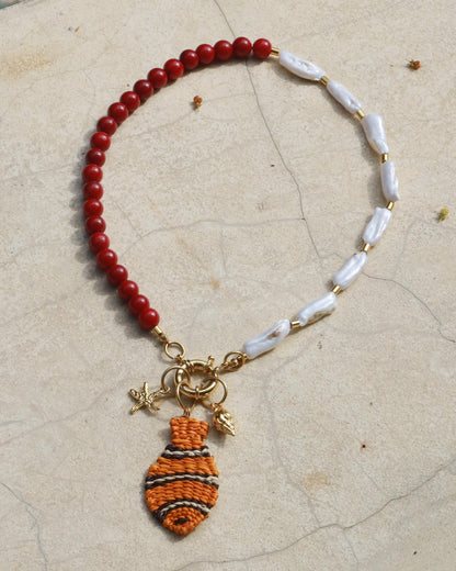 Senda Necklace + 3 Charms