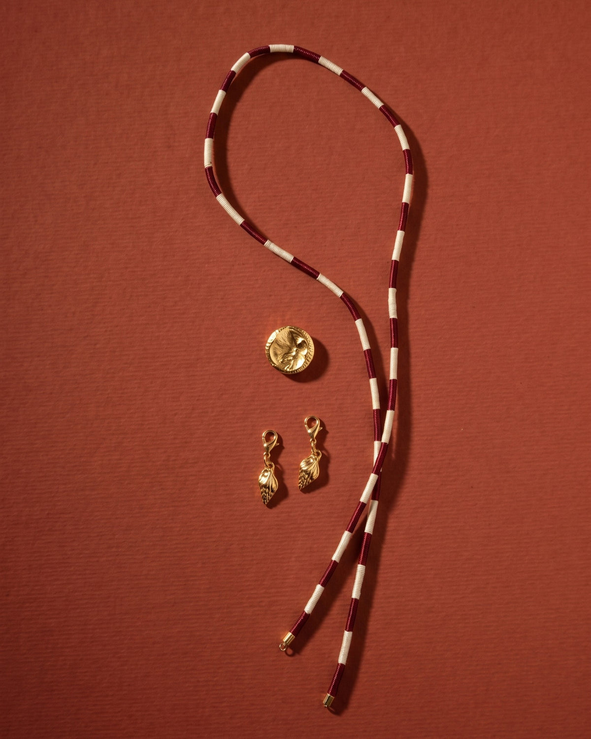 Riga Gold Necklace + Brooch