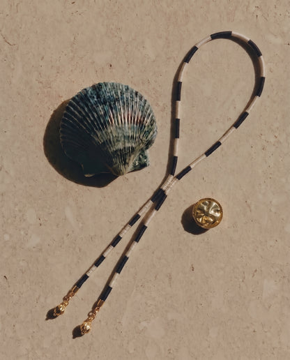Riga Gold Necklace + Brooch