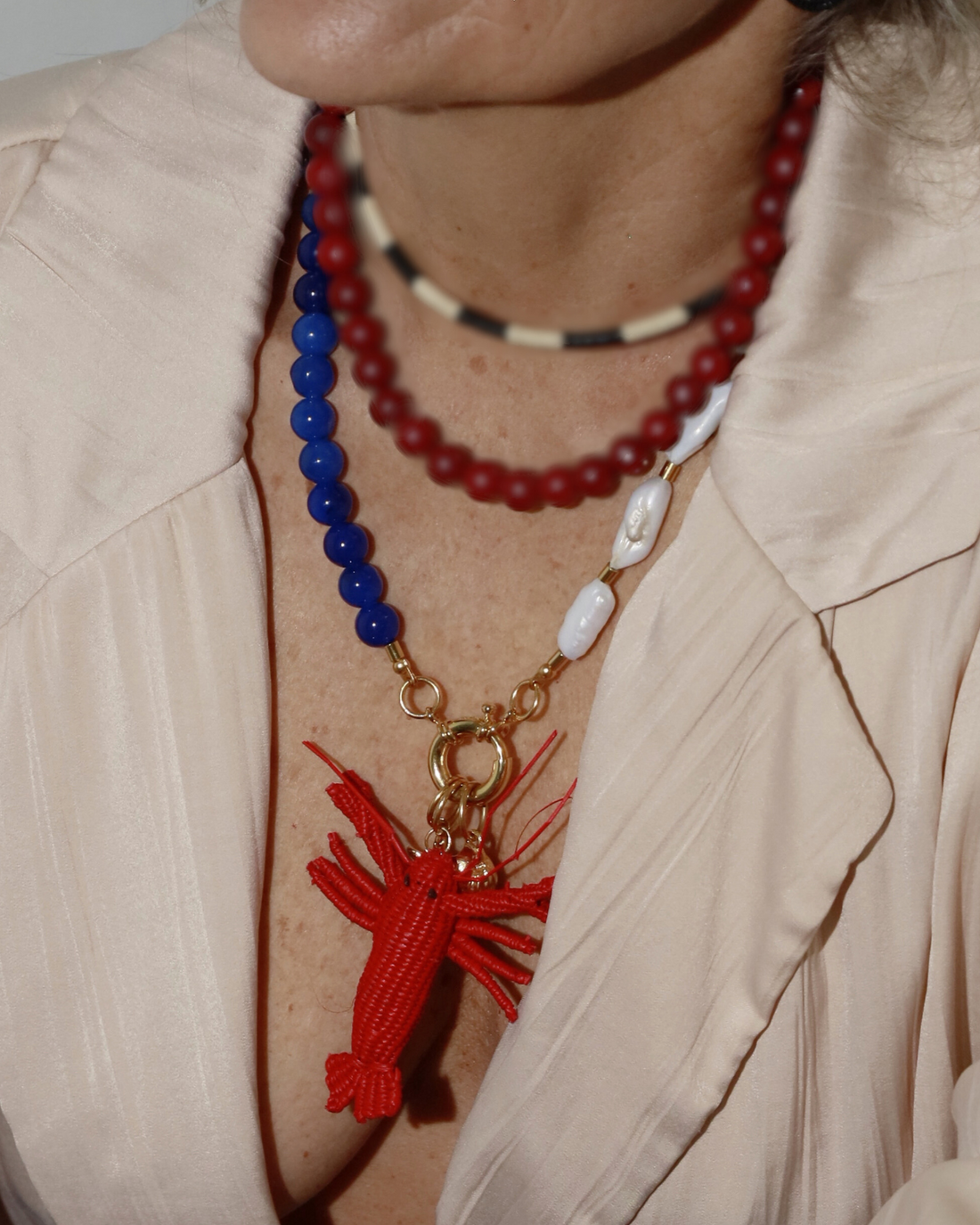 Senda Necklace + 3 Charms