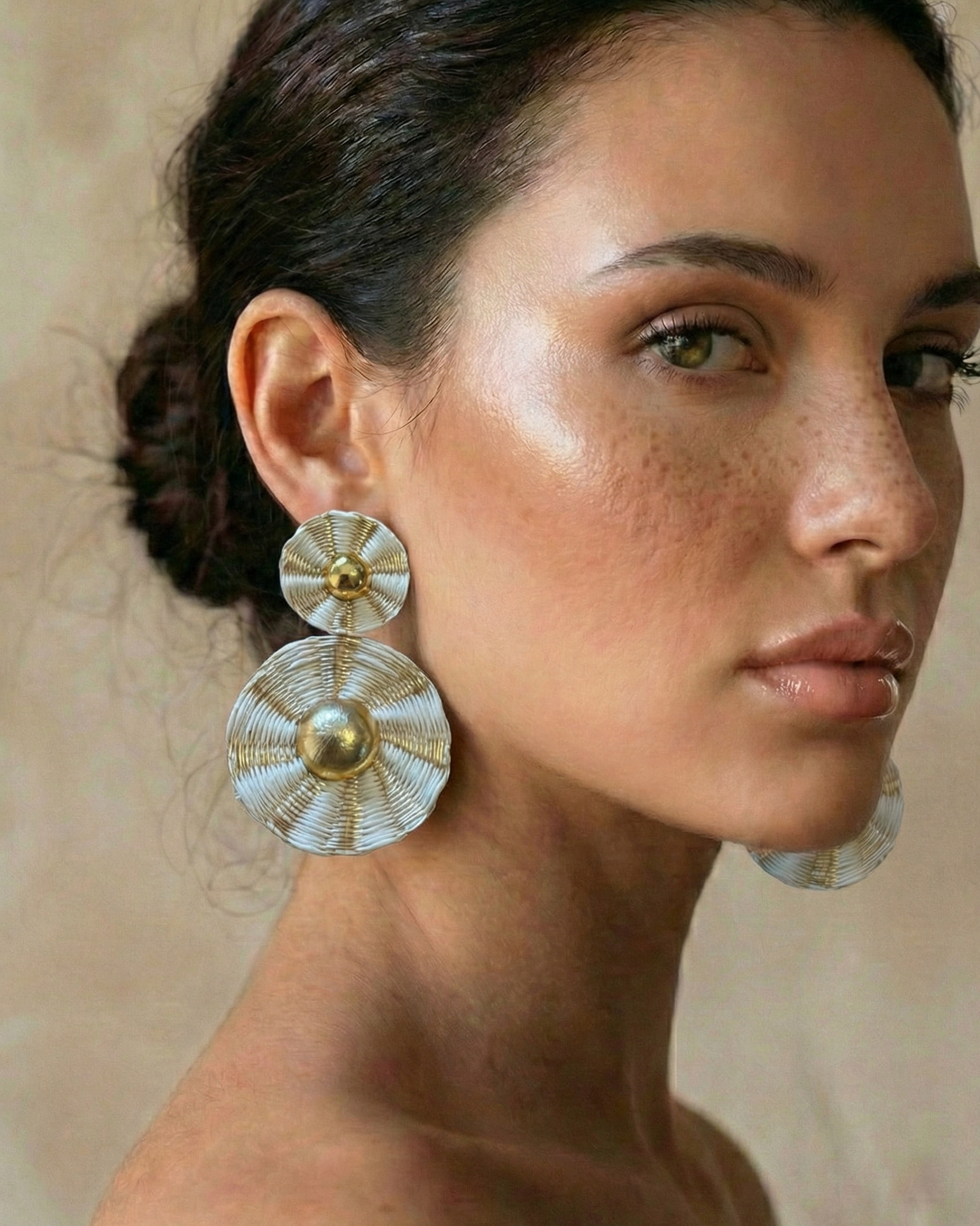 Aretes Solar Gold