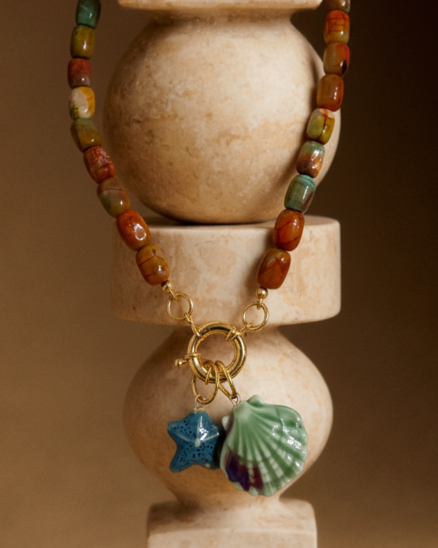 Collar Tambo + 2 Charms Removibles