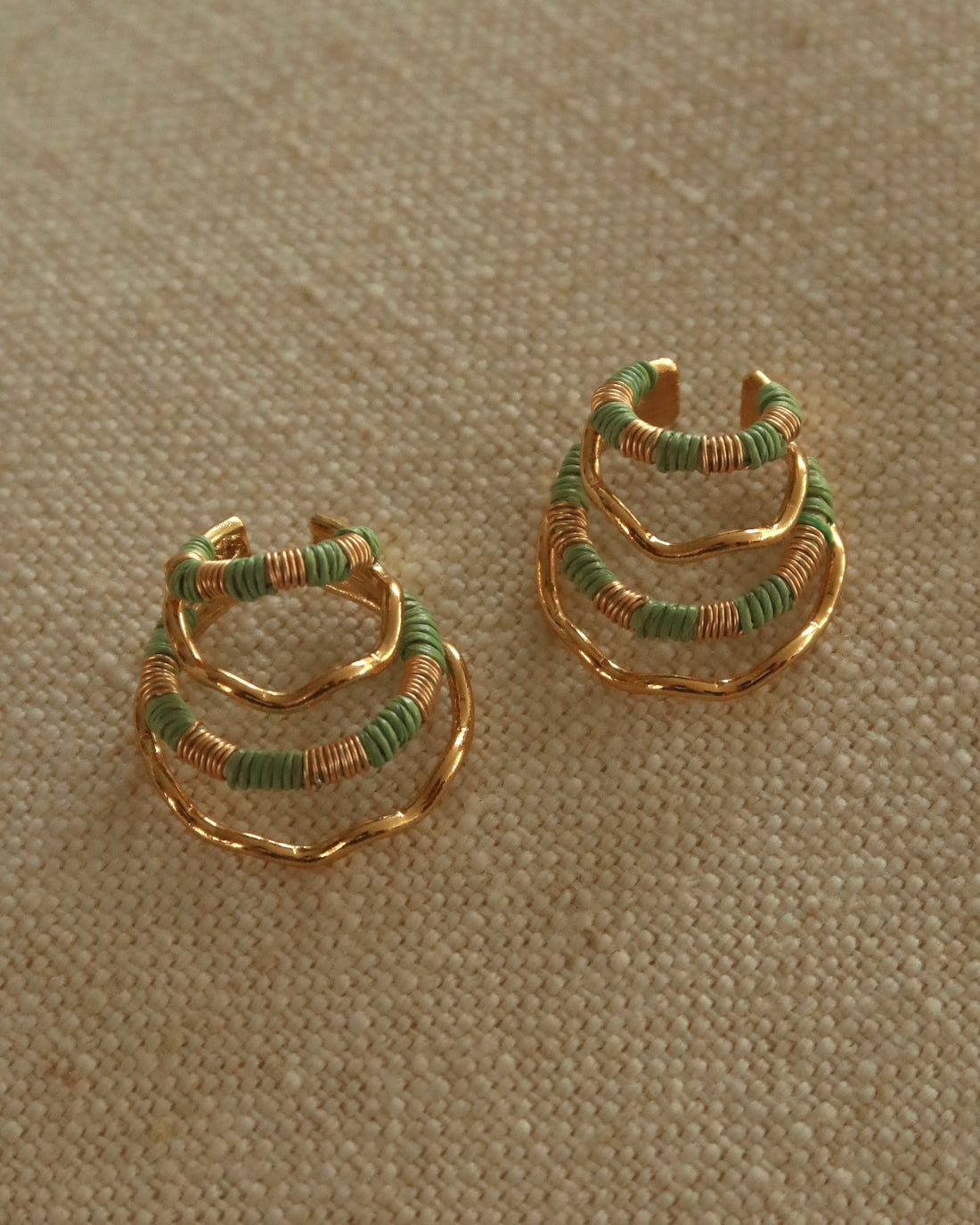 Orbe Earrings Gold (2 pieces)