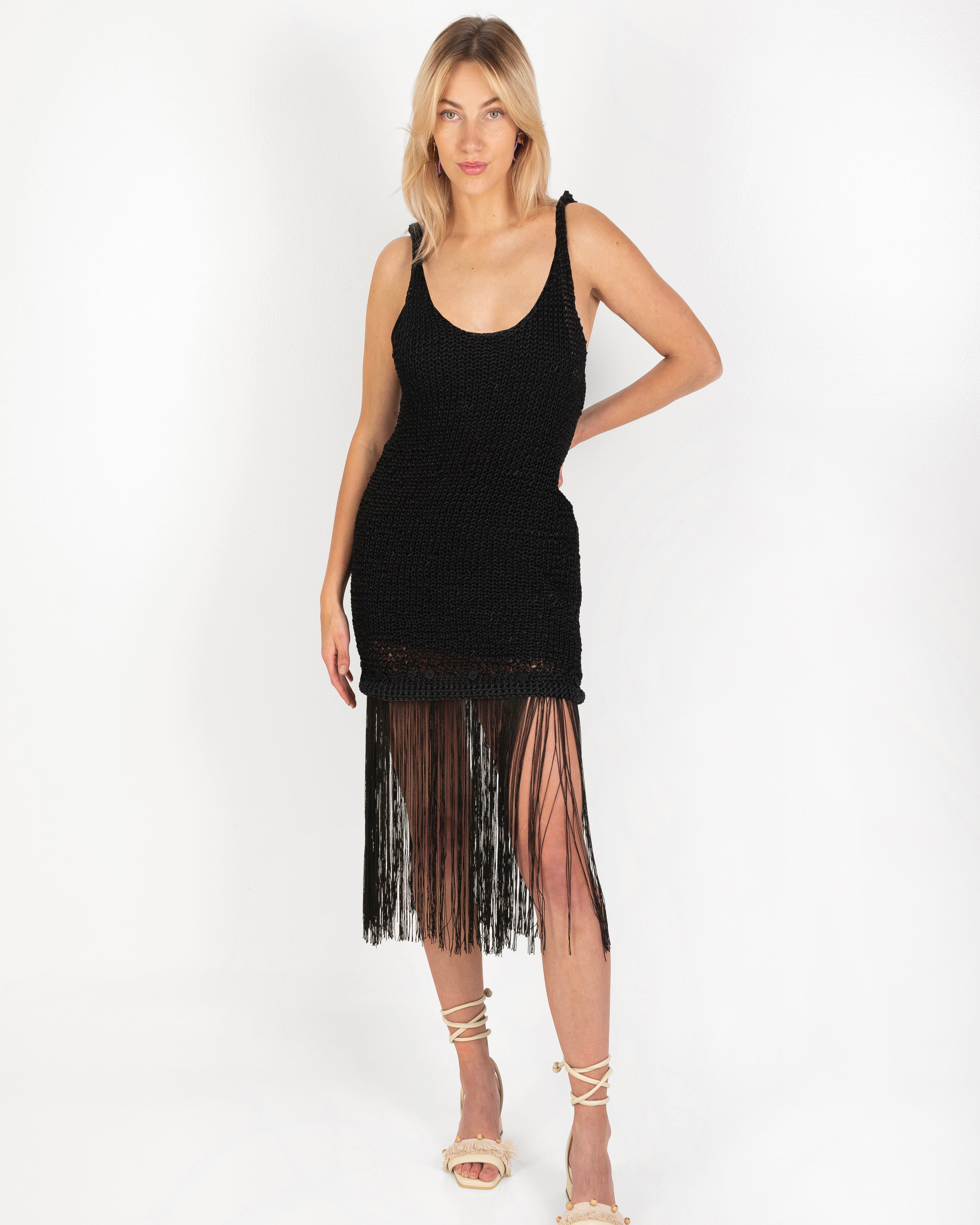 Zwina Fringe Dress with Lining (PREORDER)