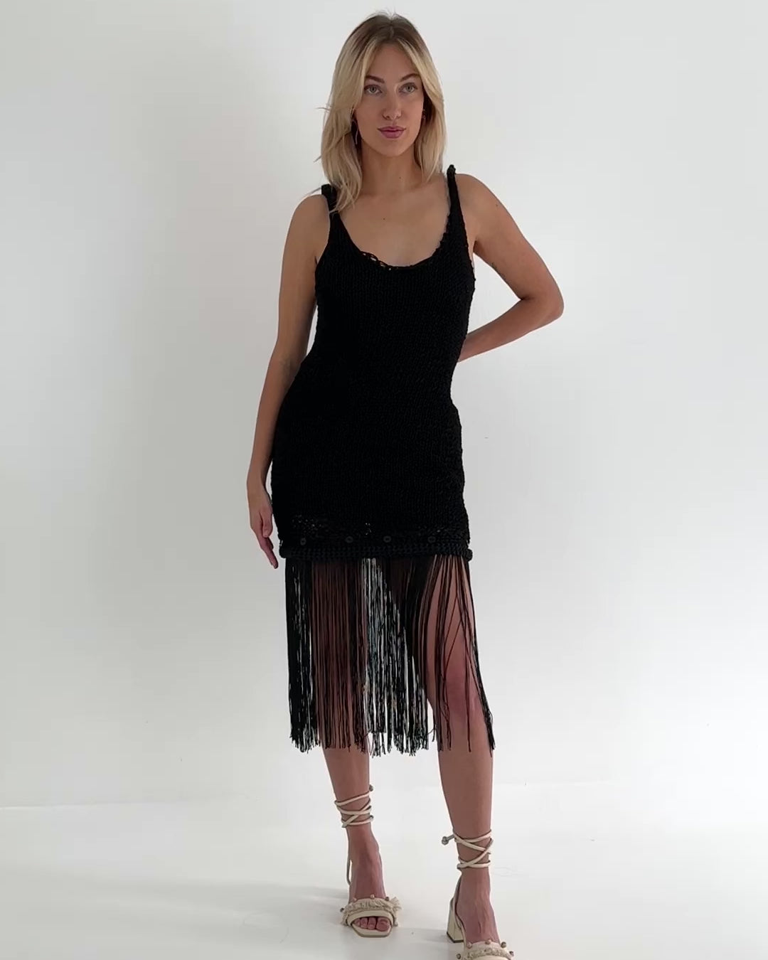 Zwina Fringe Dress with Lining (PREORDER)