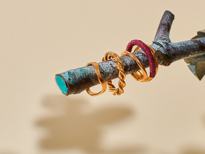 Vueltiao: Anillos (3 piezas)